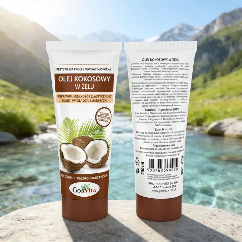 Olej Kokosowy w żelu 200 ml