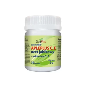 APLEPLUS_CE_x30_kaps Apleplus C,E – Ocet Jabłkowy x30 kaps.