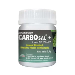 CARBOSAL_JAGODA_x30_kaps CARBOSAL + z czarną jagodą 30 kapsułek