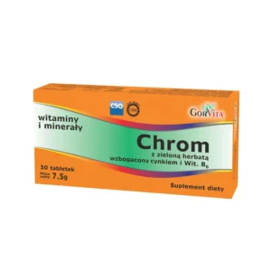 Chrom z zieloną herbatą