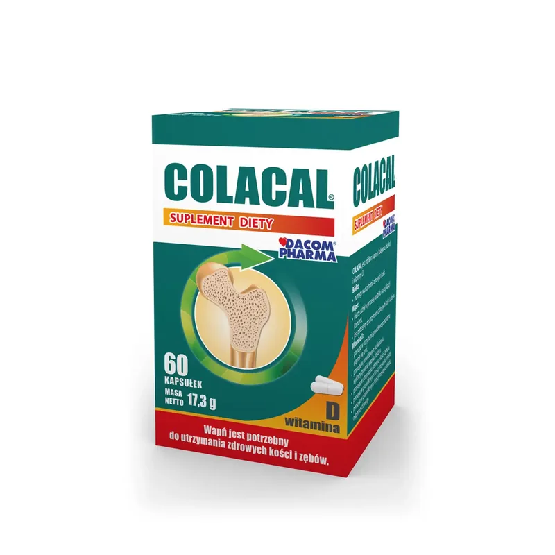 COLACAL_x60_kaps Colacal - kolagen z wapniem 60 kapsułek