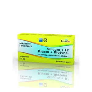Silicum + H ( KRZEM+ BIOTYNA ) 30 tabletek
