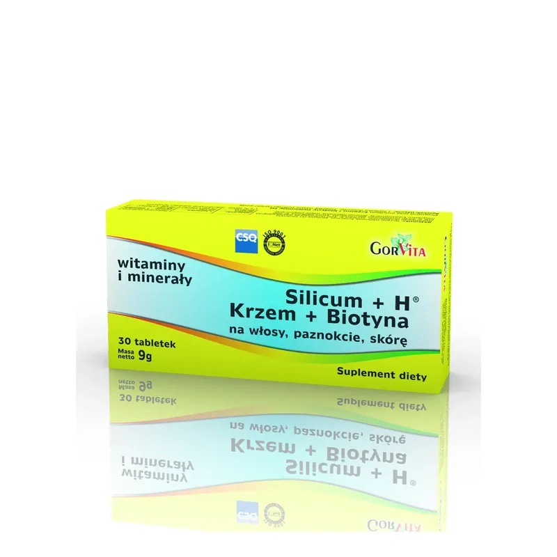 Silicum + H ( KRZEM+ BIOTYNA ) 30 tabletek