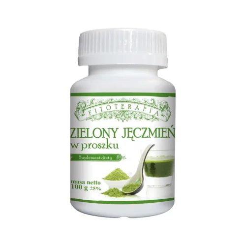 ZIELONY_JECZMIEN_PROSZEK_100g Zielony Jęczmień w proszku 100 gram