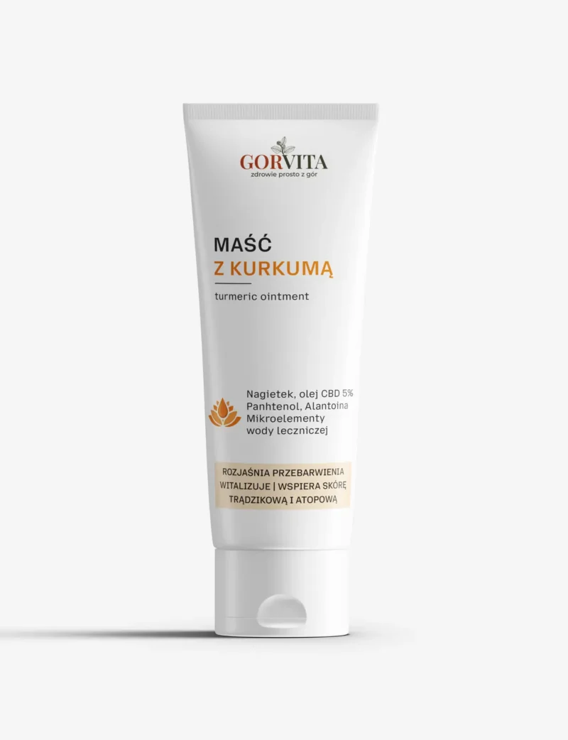 Maść z kurkumą, nagietkiem i olejem CBD 5% 80 ml