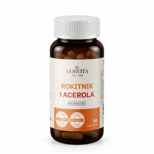 Rokitnik i Acerola Gorvita, 60 kapsułek – suplement diety